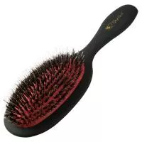 Щетка массажная комбинированная нейлон/натуральная щетина, Soft Touch, 210х62мм