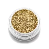 Бульонки металлические TNL - золото - 0,8 мм (7 гр.)