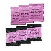 Набор Nikk Mole саше ИССИНЯ-ЧЕРНАЯ краска для бровей (15мл) + окислитель